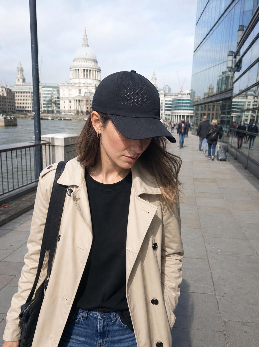 🌬️Hurtigtørrende baseballkasket med UV-beskyttelse – åndbar, justerbar unisex-kasket