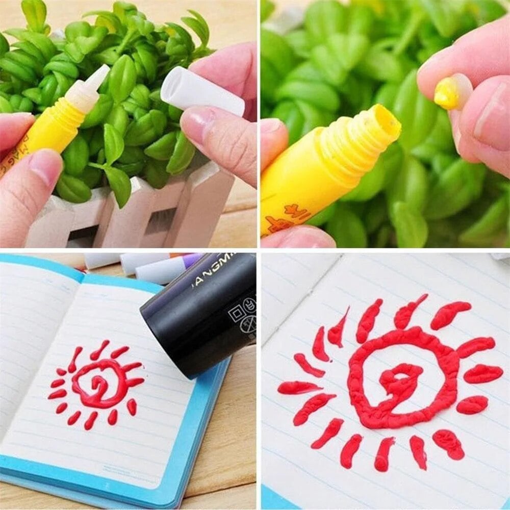 🎁🔮Magic Pen – Tegn i 3D med ét strøg!🎄 DIY-tegnepenne til boblepopcorn & Køb 2, få 1 gratis 🔥
