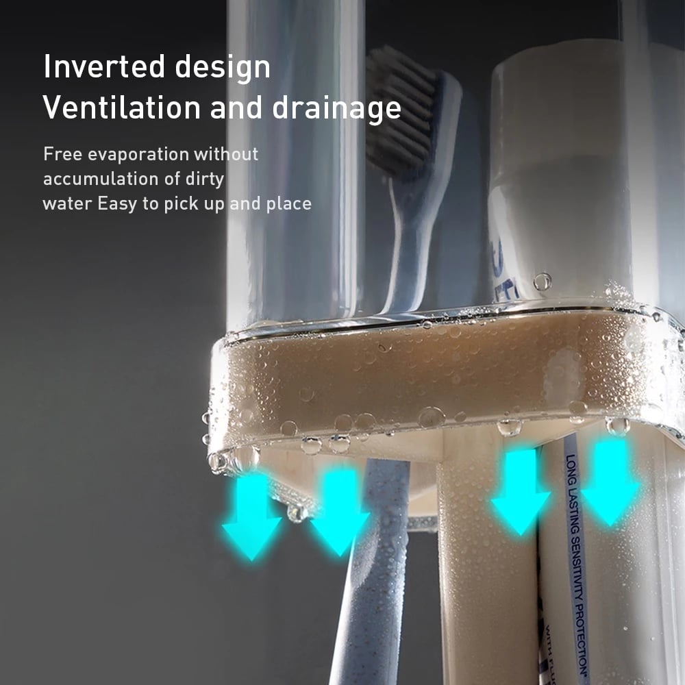 Stilfuld tandbørsteholder med lås