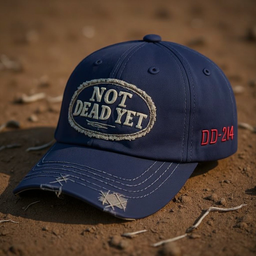 NOT DEAD YET - Vintage vasket baseballkaske