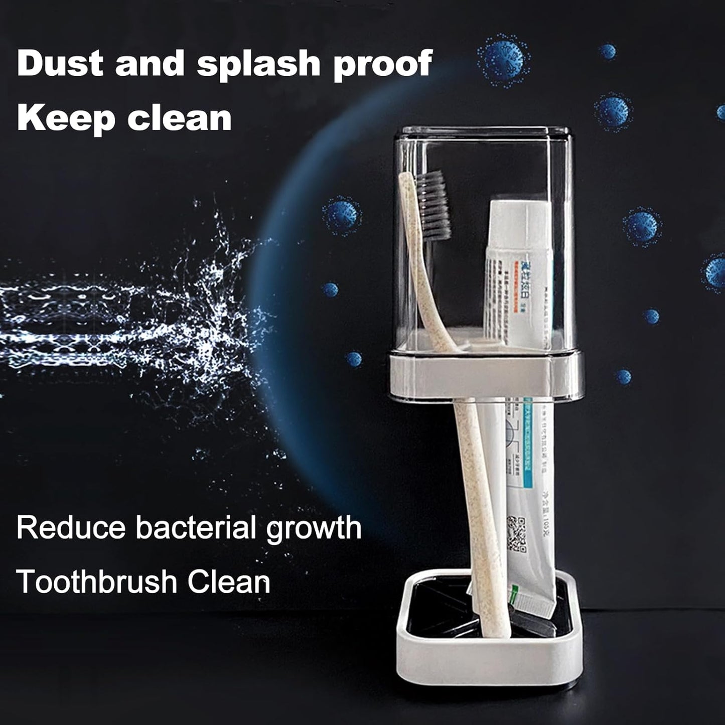 Stilfuld tandbørsteholder med lås