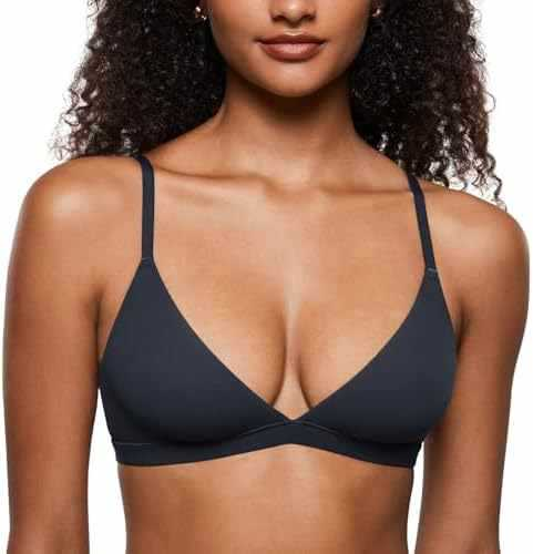 💞Triangel-bralette til kvinder med gelé-støtte og uden bøjler