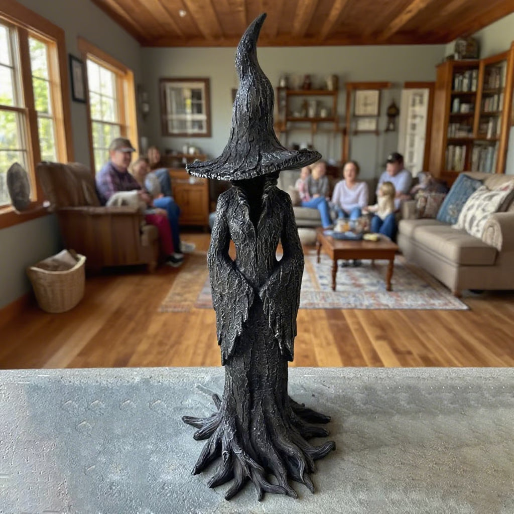 🧙‍♀️The Vogter af dit hjem | Den fortryllende heksestatue