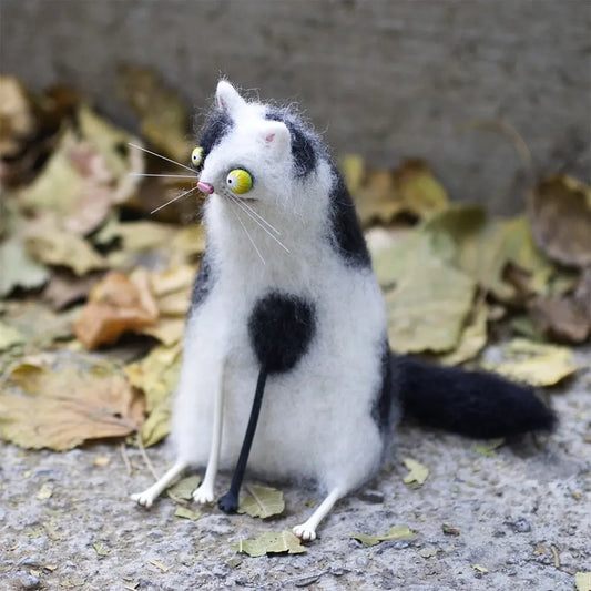 🎄✨Uldfilt-kæledyr – finurlige håndlavede ledsagere