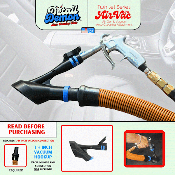 Air+Vac Tilbehør til rengøring af køretøjer