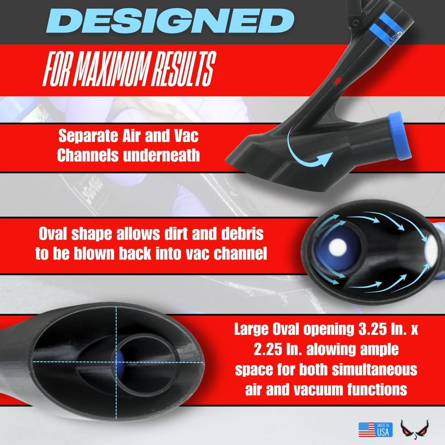 Air+Vac Tilbehør til rengøring af køretøjer