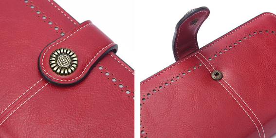 Modepung med lynlås til kvinder （50% rabat）