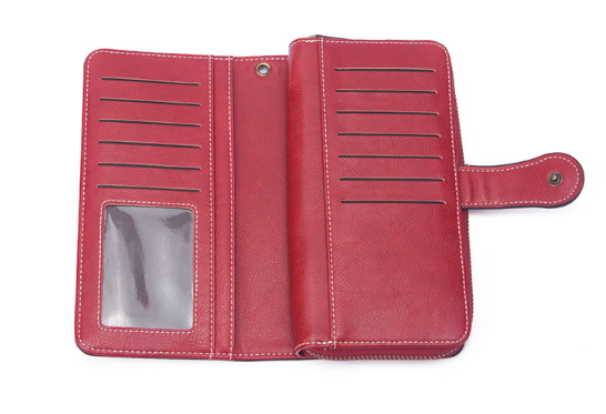 Modepung med lynlås til kvinder （50% rabat）