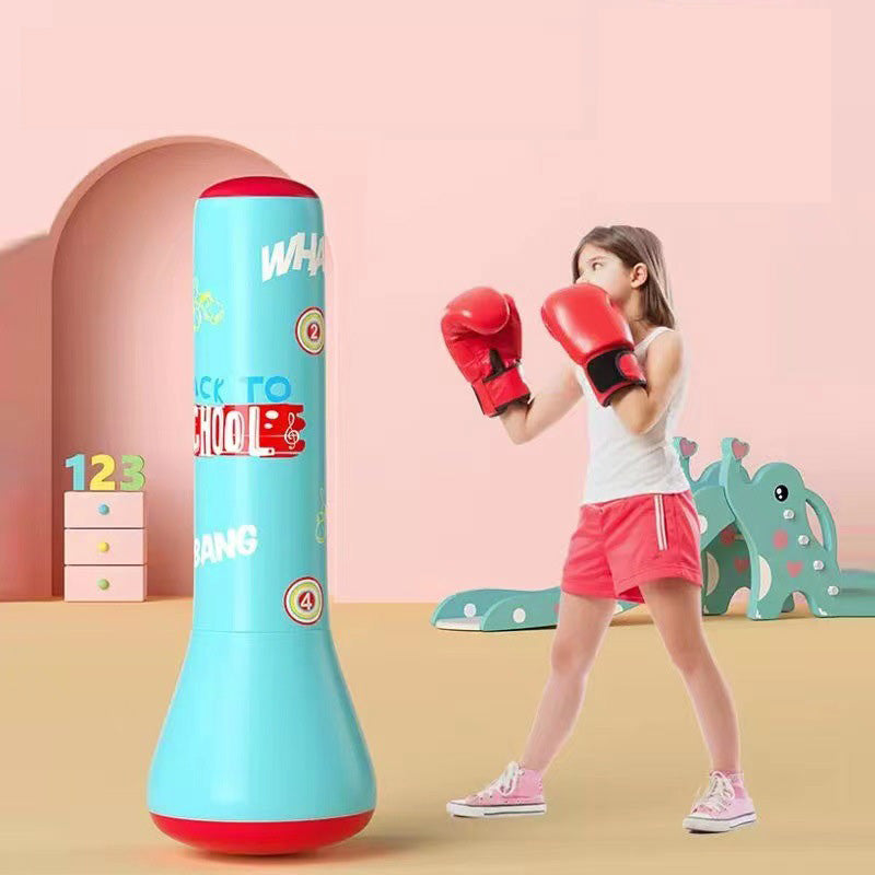🥊 Hoppende boksepartner Oppustelig tumbler til børn! 🤸♂️