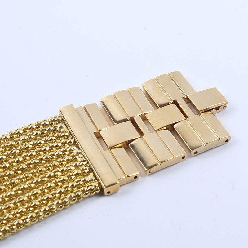 Diamantbesat kvindeur med kvartsværk