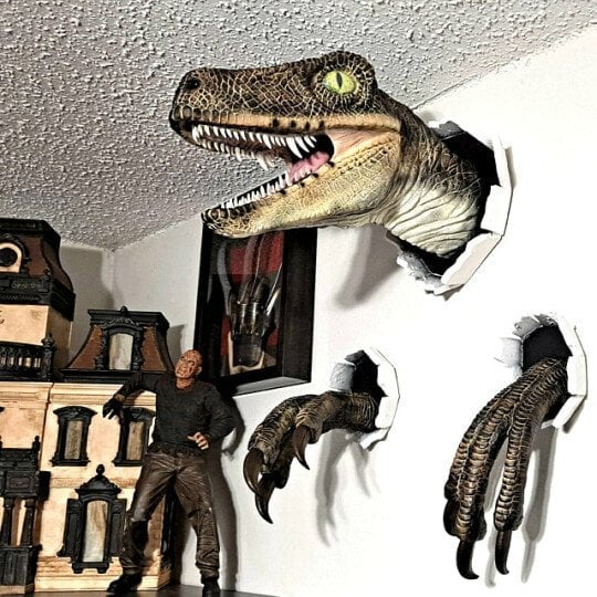 🎉3D dinosaur-vægdekoration🦖