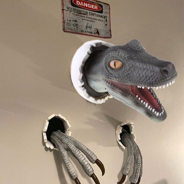 🎉3D dinosaur-vægdekoration🦖