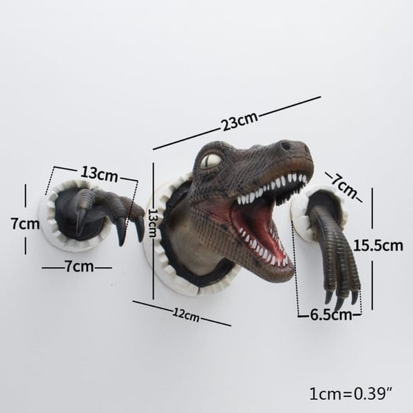 🎉3D dinosaur-vægdekoration🦖