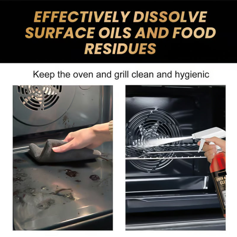🧼 KØB 2 OG FÅ 1 GRATIS! ✨ Rengøringsspray til ovn og grill – opløser fedt på 5 minutter, uden at skrubbe, og fjerner lugte