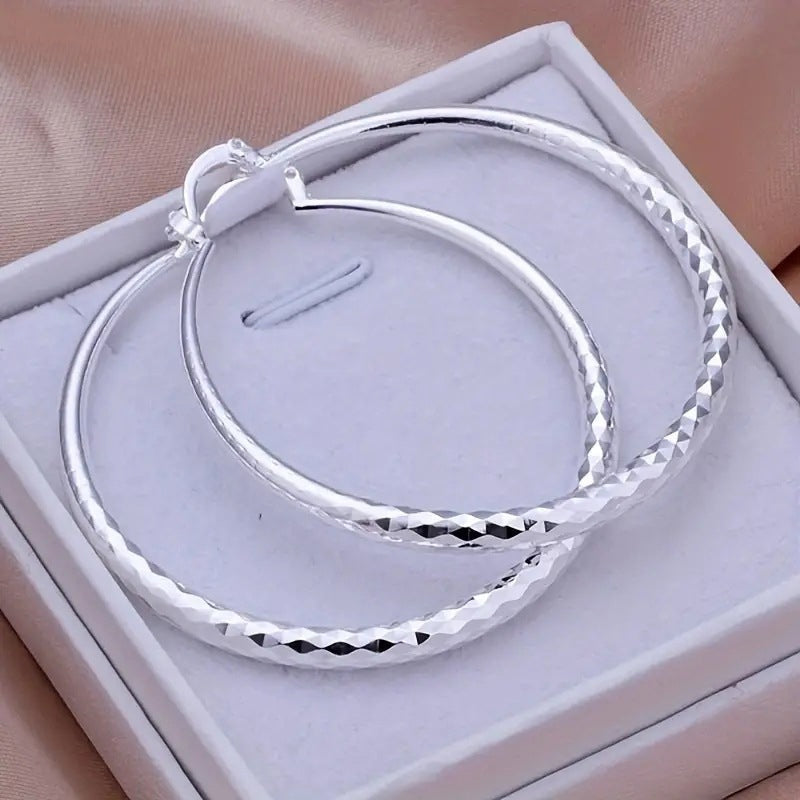 🎉KØB 1, FÅ 1 GRATIS🎁Diam🎉 KØB 1, FÅ 1 GRATIS 🎁 Diamantslebne hoopøreringe til kvinder – elegante, funklende 💎 Diamantslebne hoopøreringe til kvinder