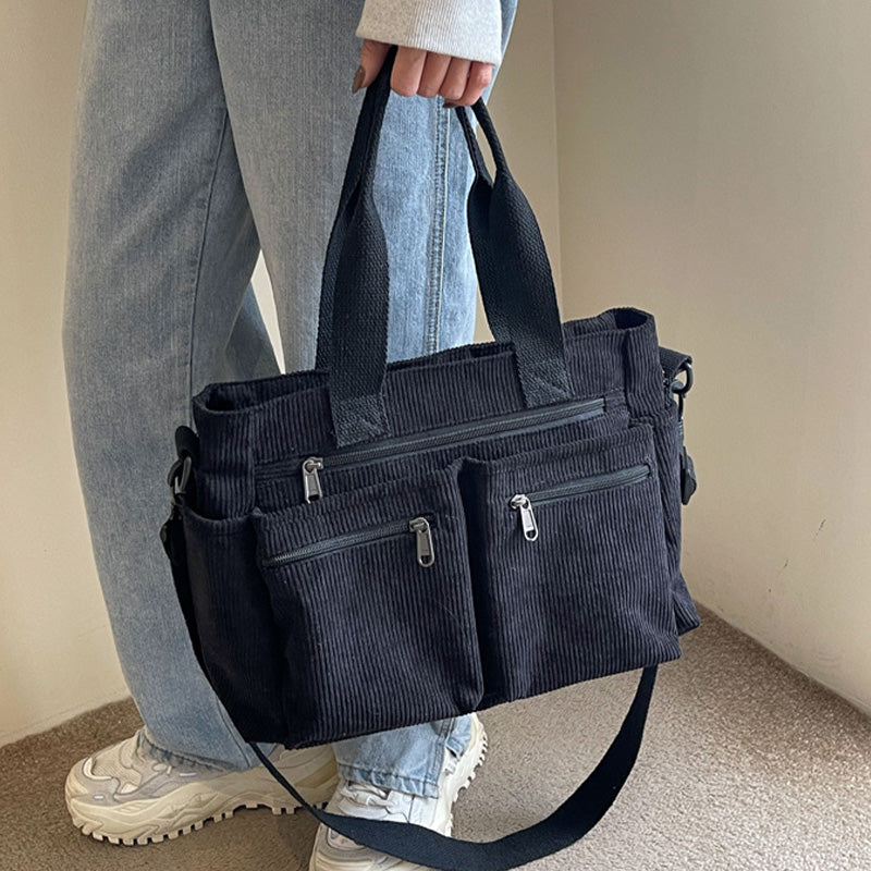 🤎 Elegant skuldertaske i vintage-stil – ensfarvet, praktisk og stilfuld til hverdagsbrug