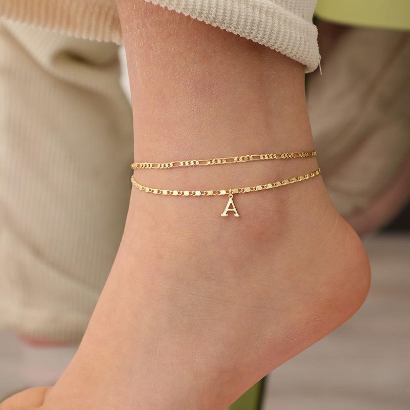 ✨ Lagdelt guldarmbånd til kvinder – med rhinestones, justerbart, strand-smykke 🏖️