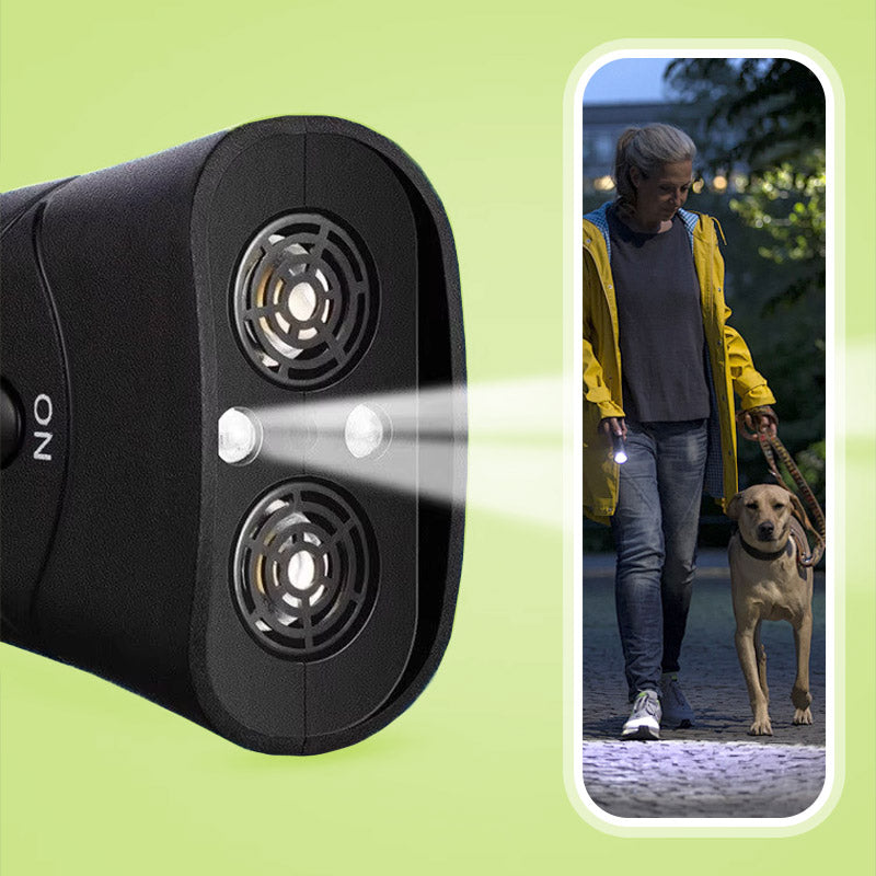 🐕‍🦺 BEGRÆNSET TILBUD: 50 % RABAT! ✨ Kompakt ultralydsafskrækkeren til hunde – sikker og bærbar ✨