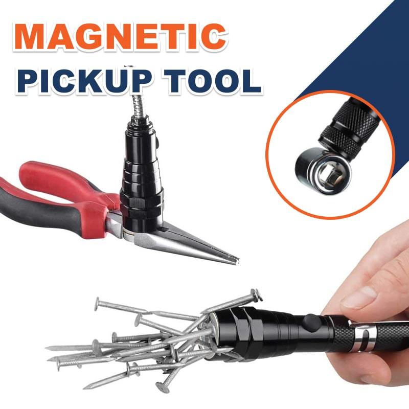 🔦 50 % RABAT I BEGRÆNSET PERIODE! ✨ Multifunktionel magnetisk teleskopisk lommelygte – udtrækkelig, 360° svanhals, superlysstærk 🛠️