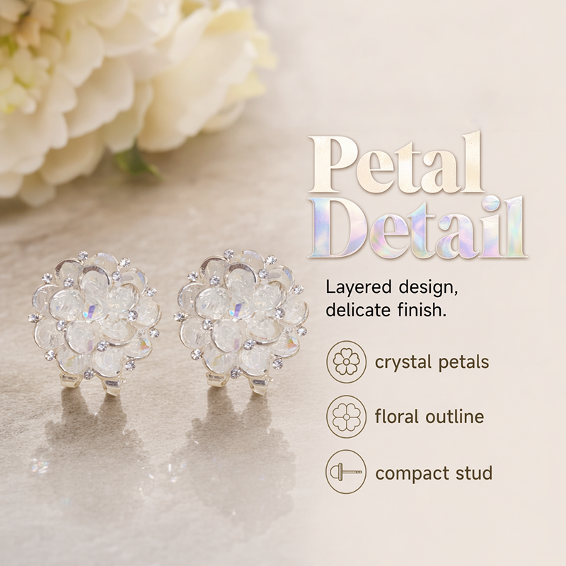 💎 Udsalg 2026 — Over 52.000 solgt!✨ Elegante ørestikker med blomstermotiv – glitrende detaljer og let og behagelig pasform 🌸