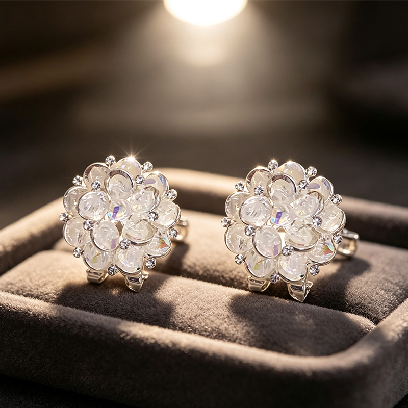 💎 Udsalg 2026 — Over 52.000 solgt!✨ Elegante ørestikker med blomstermotiv – glitrende detaljer og let og behagelig pasform 🌸