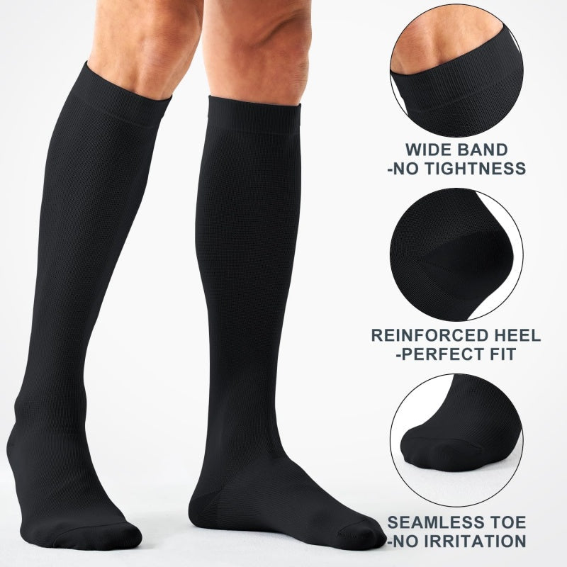 🧦 BEGRÆNSET TILBUD: 50 % RABAT! ⚡ Unisex-kompressionsstrømper med kobber og gradueret kompression – giver støtte, holder fødderne friske og passer til mange forskellige situationer ✨