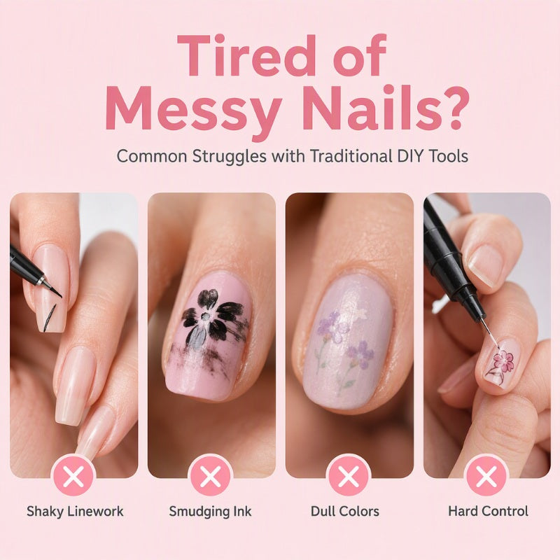 💅 NUR FÜR BEGRENZTE ZEIT: 50 % RABATT! 💥 24-teiliges Set mit doppelseitigen Nail-Art-Stiften – kreativ, in Salonqualität, einfach zum Selbermachen ✨