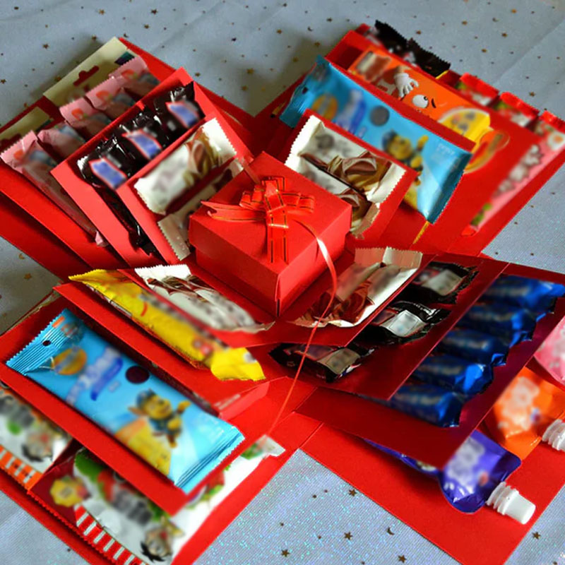 5-lags overraskelses-eksplosionsgaveæske til børn